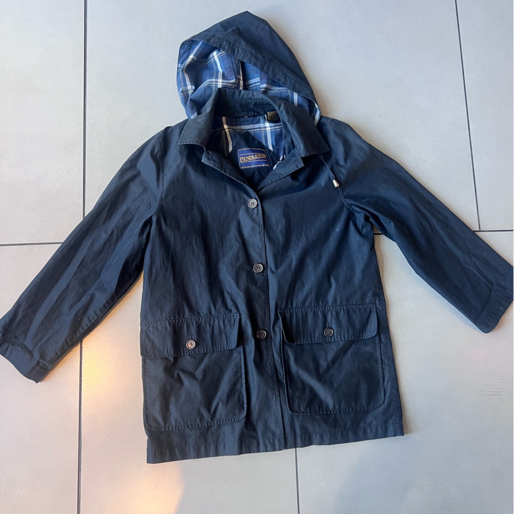 Pendleton Navy Blue Hooded Jacket - image 1